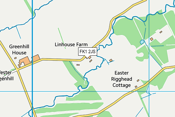 FK1 2JS map - OS VectorMap District (Ordnance Survey)