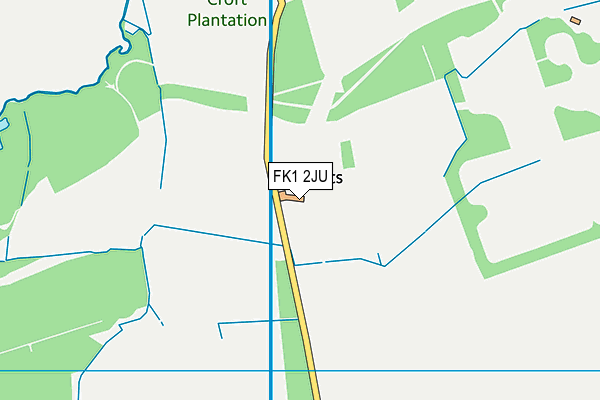 FK1 2JU map - OS VectorMap District (Ordnance Survey)