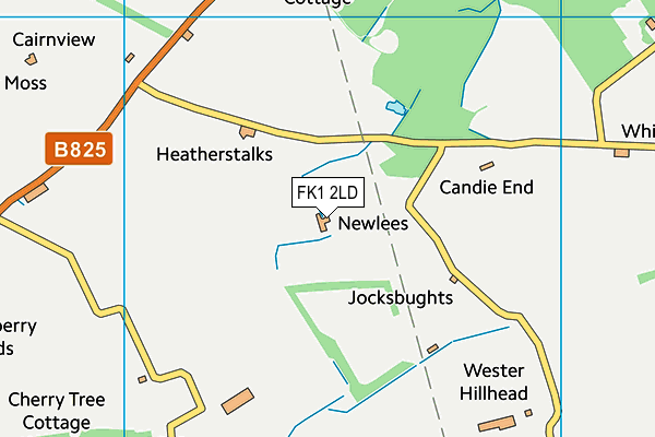 FK1 2LD map - OS VectorMap District (Ordnance Survey)