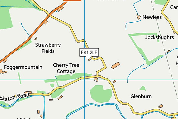 FK1 2LF map - OS VectorMap District (Ordnance Survey)