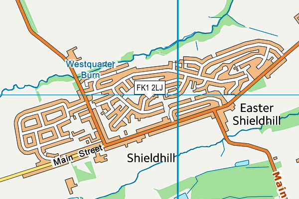 FK1 2LJ map - OS VectorMap District (Ordnance Survey)