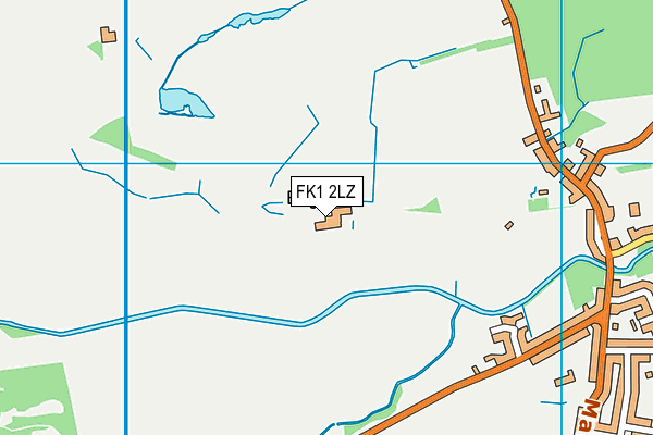 FK1 2LZ map - OS VectorMap District (Ordnance Survey)