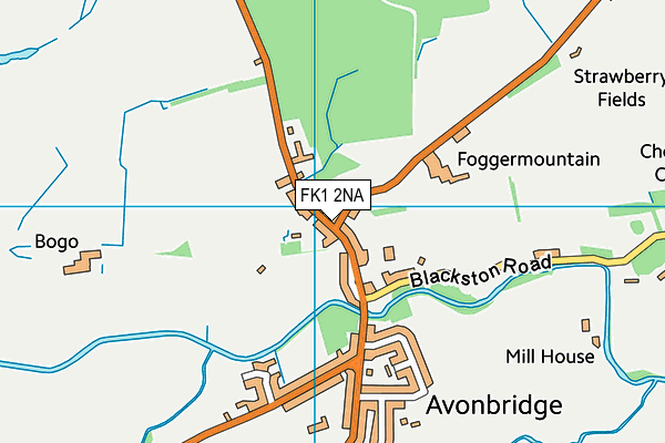 FK1 2NA map - OS VectorMap District (Ordnance Survey)