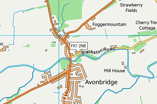 FK1 2NB map - OS VectorMap District (Ordnance Survey)