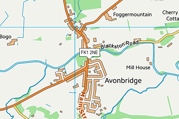 FK1 2NE map - OS VectorMap District (Ordnance Survey)