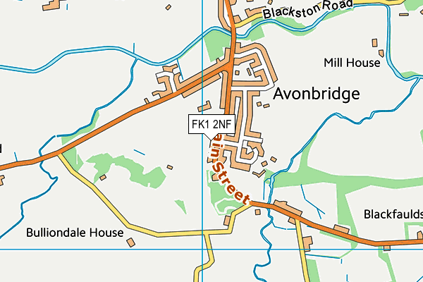 FK1 2NF map - OS VectorMap District (Ordnance Survey)