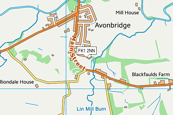 FK1 2NN map - OS VectorMap District (Ordnance Survey)