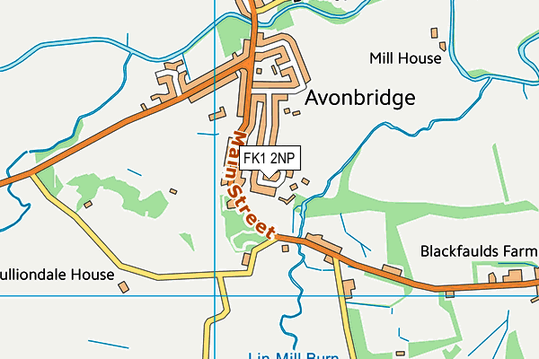 FK1 2NP map - OS VectorMap District (Ordnance Survey)