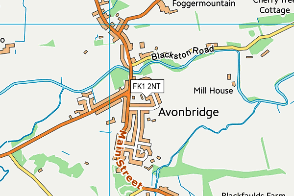 FK1 2NT map - OS VectorMap District (Ordnance Survey)