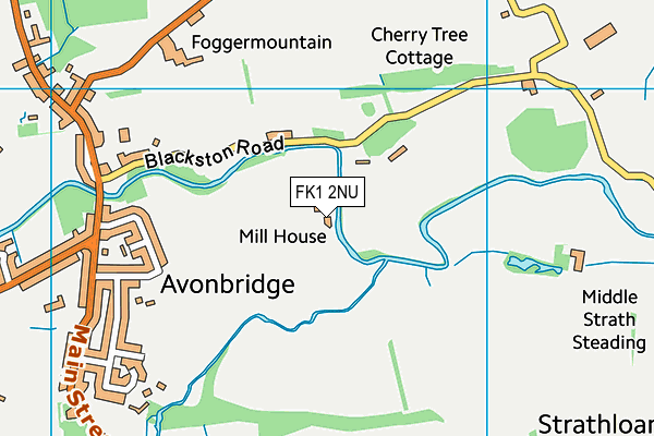 FK1 2NU map - OS VectorMap District (Ordnance Survey)