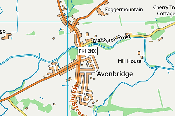 FK1 2NX map - OS VectorMap District (Ordnance Survey)