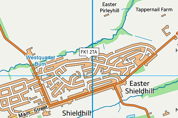 FK1 2TA map - OS VectorMap District (Ordnance Survey)