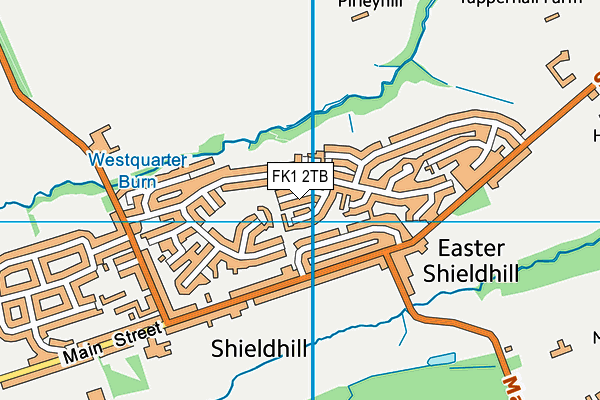 FK1 2TB map - OS VectorMap District (Ordnance Survey)