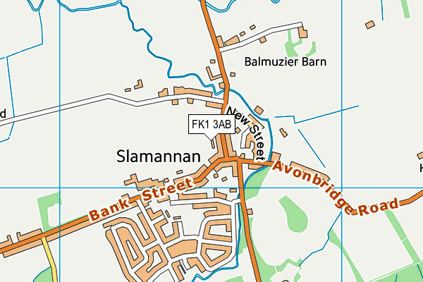 FK1 3AB map - OS VectorMap District (Ordnance Survey)