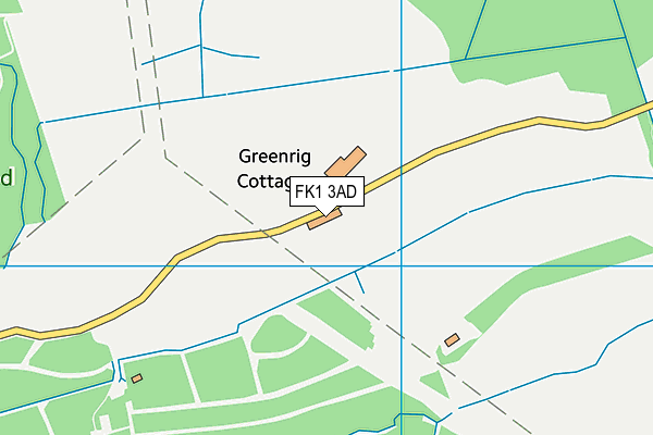 FK1 3AD map - OS VectorMap District (Ordnance Survey)