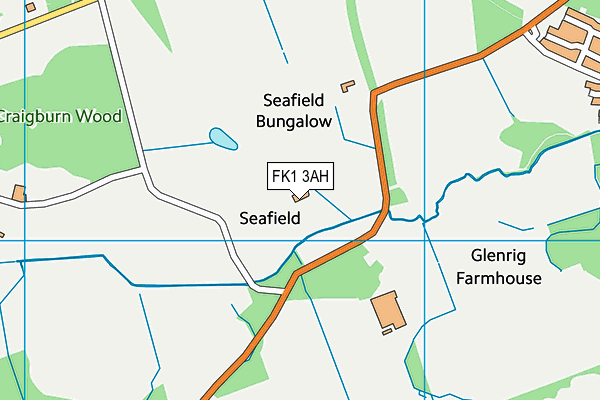 FK1 3AH map - OS VectorMap District (Ordnance Survey)