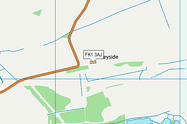 FK1 3AJ map - OS VectorMap District (Ordnance Survey)