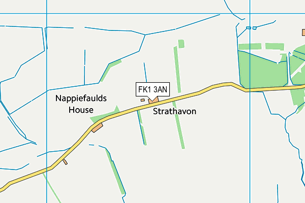 FK1 3AN map - OS VectorMap District (Ordnance Survey)