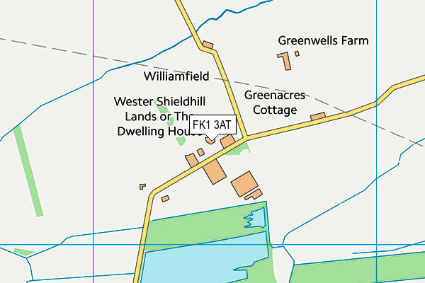 FK1 3AT map - OS VectorMap District (Ordnance Survey)