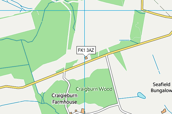 FK1 3AZ map - OS VectorMap District (Ordnance Survey)