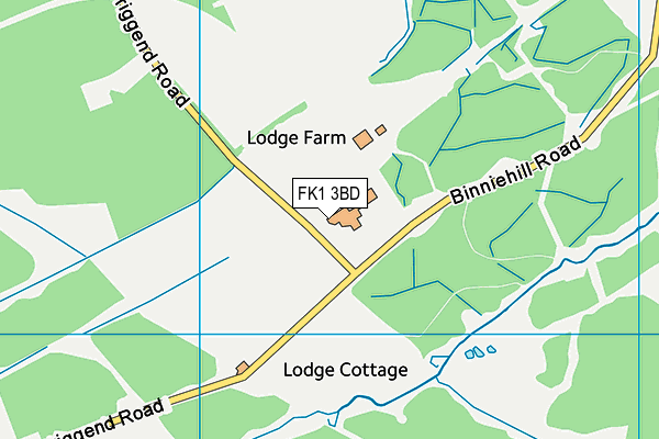 FK1 3BD map - OS VectorMap District (Ordnance Survey)