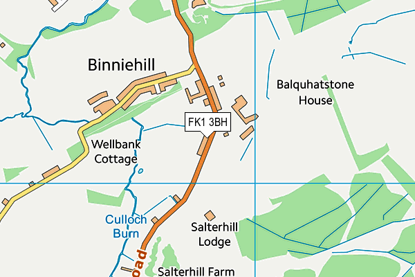 FK1 3BH map - OS VectorMap District (Ordnance Survey)