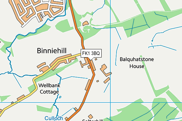 FK1 3BQ map - OS VectorMap District (Ordnance Survey)