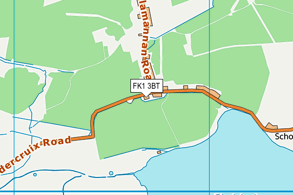 FK1 3BT map - OS VectorMap District (Ordnance Survey)