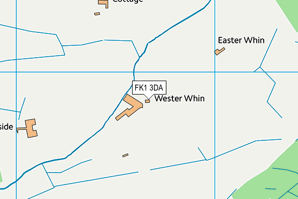 FK1 3DA map - OS VectorMap District (Ordnance Survey)