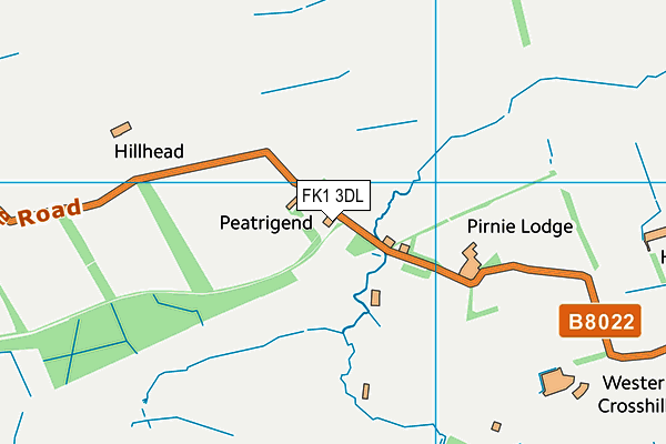 FK1 3DL map - OS VectorMap District (Ordnance Survey)