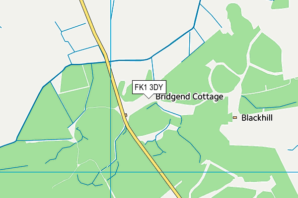 FK1 3DY map - OS VectorMap District (Ordnance Survey)