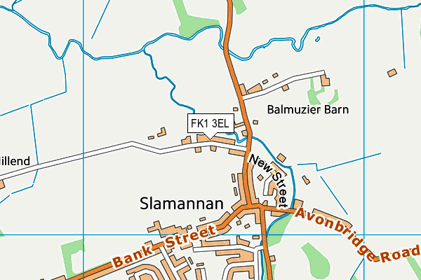 FK1 3EL map - OS VectorMap District (Ordnance Survey)