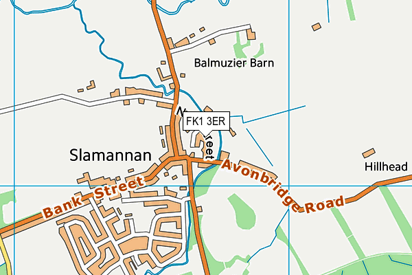 FK1 3ER map - OS VectorMap District (Ordnance Survey)