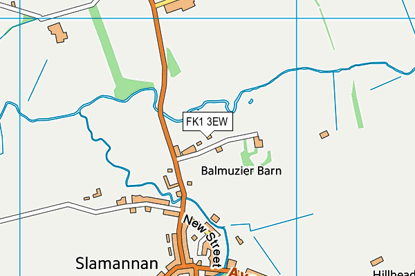 FK1 3EW map - OS VectorMap District (Ordnance Survey)