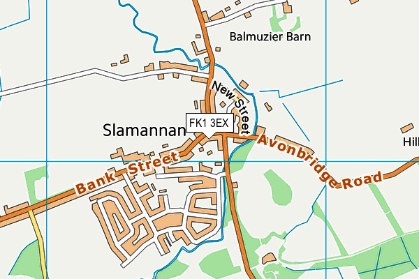 FK1 3EX map - OS VectorMap District (Ordnance Survey)