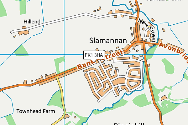 FK1 3HA map - OS VectorMap District (Ordnance Survey)