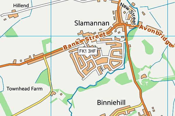 FK1 3HF map - OS VectorMap District (Ordnance Survey)