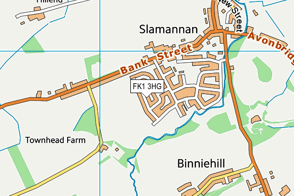 FK1 3HG map - OS VectorMap District (Ordnance Survey)