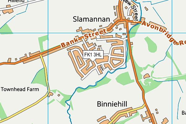 FK1 3HL map - OS VectorMap District (Ordnance Survey)