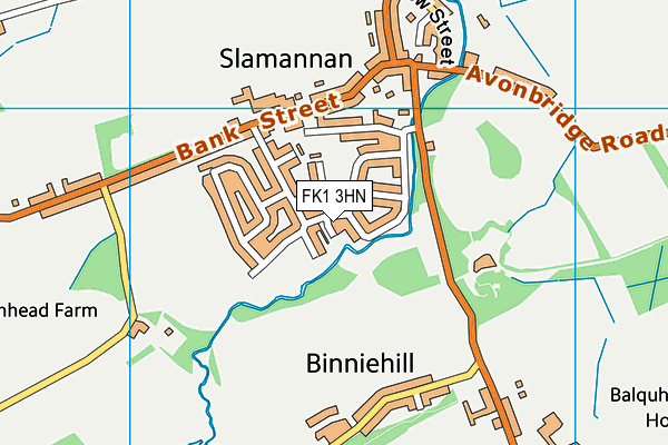 FK1 3HN map - OS VectorMap District (Ordnance Survey)