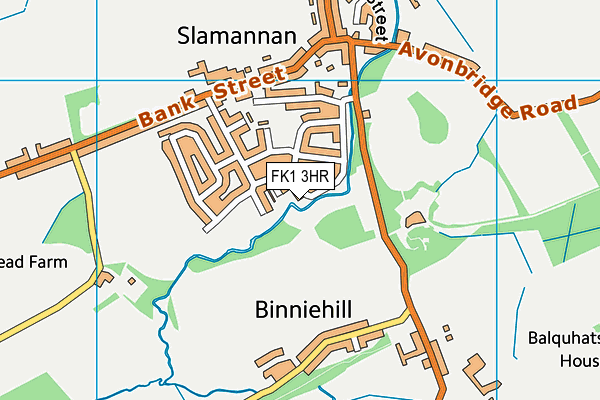 FK1 3HR map - OS VectorMap District (Ordnance Survey)