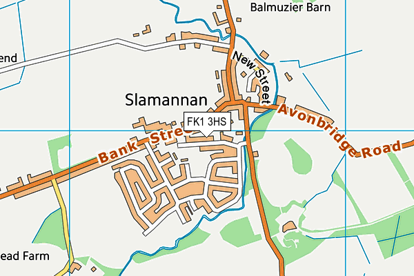 FK1 3HS map - OS VectorMap District (Ordnance Survey)