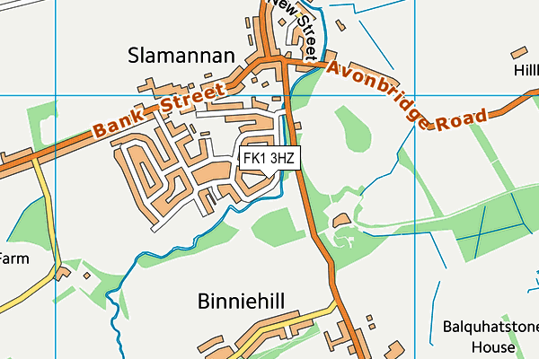 FK1 3HZ map - OS VectorMap District (Ordnance Survey)