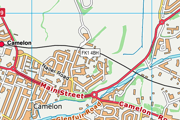 FK1 4BH map - OS VectorMap District (Ordnance Survey)