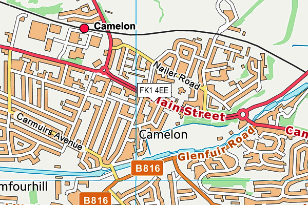 FK1 4EE map - OS VectorMap District (Ordnance Survey)