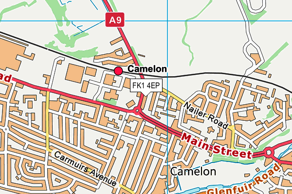 FK1 4EP map - OS VectorMap District (Ordnance Survey)