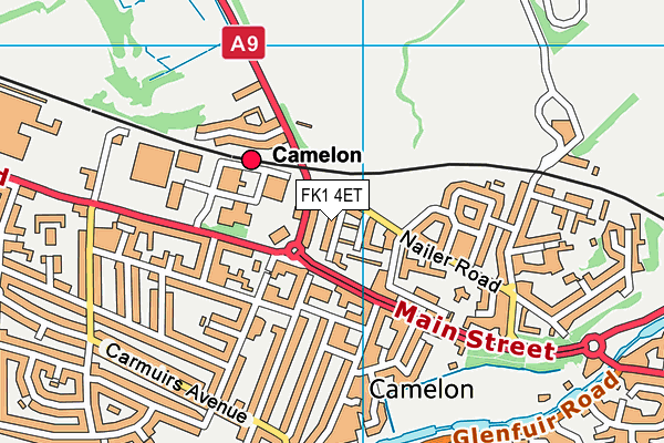 FK1 4ET map - OS VectorMap District (Ordnance Survey)