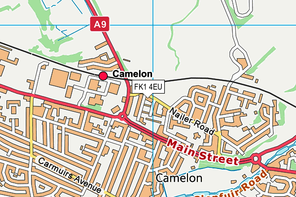 FK1 4EU map - OS VectorMap District (Ordnance Survey)