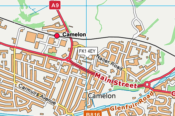 FK1 4EY map - OS VectorMap District (Ordnance Survey)