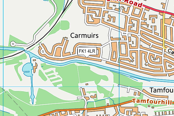 FK1 4LR map - OS VectorMap District (Ordnance Survey)